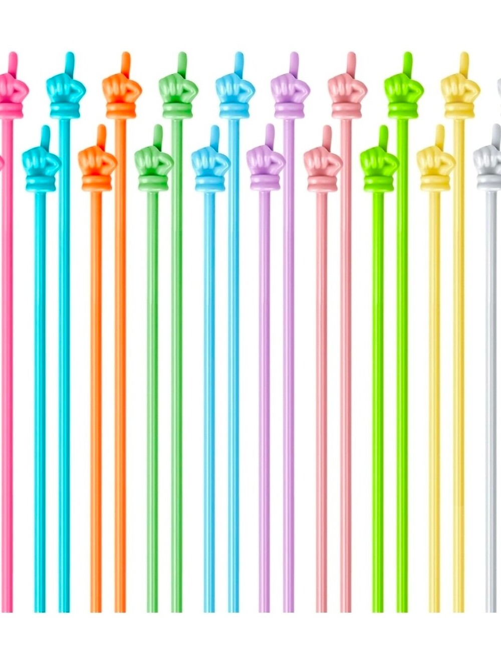 2 Pcs Finger Pointers- Assorted Pastel Colors, NIP